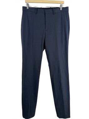 Theory theory jake w cambridge knit pants blue trousers classic luxury sz 32